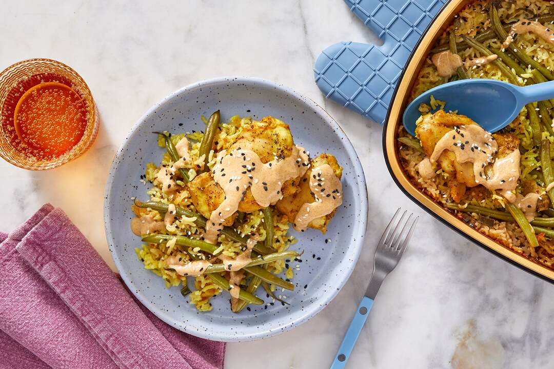 Oven-Baked Curry Peanut Chicken Thighs