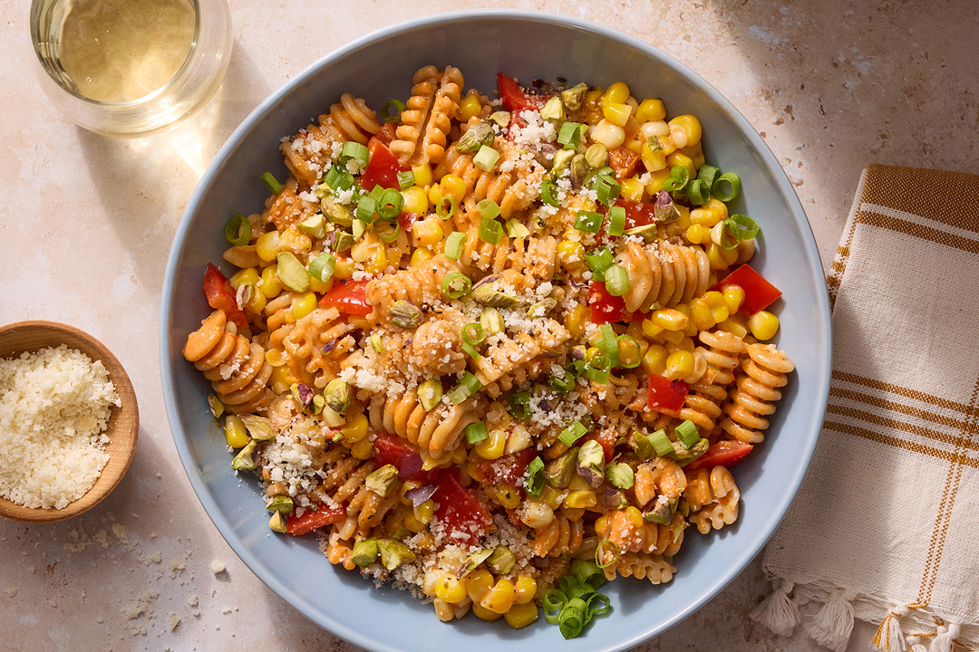 Corn & Red Pepper Whole Grain Pasta
