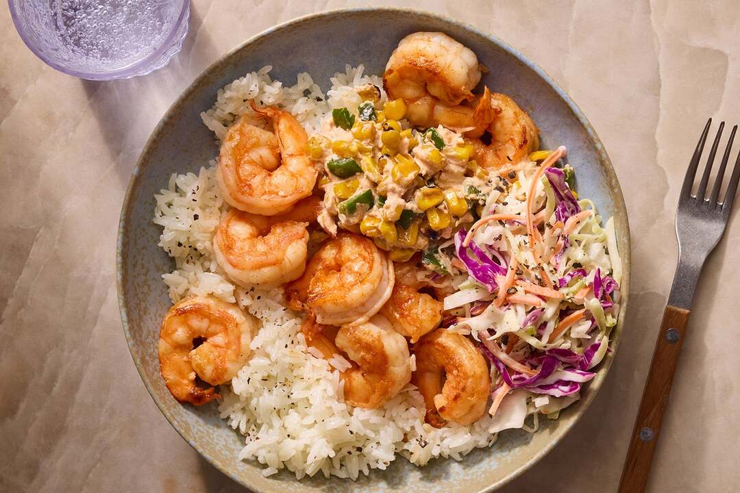 Mexican-Style Shrimp & Street Corn