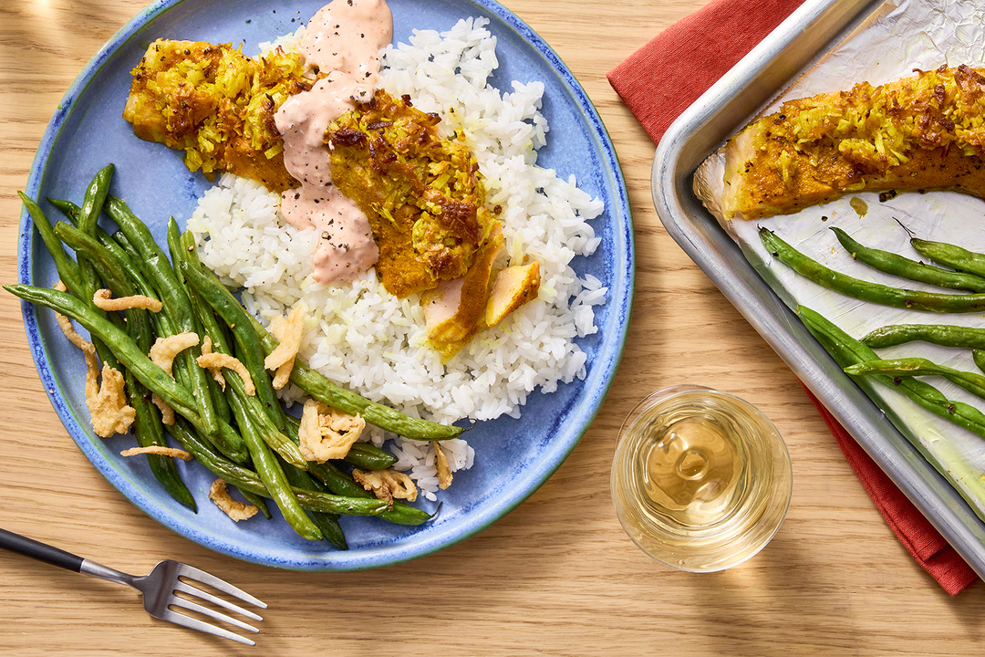 Curry-Coconut Roasted Salmon