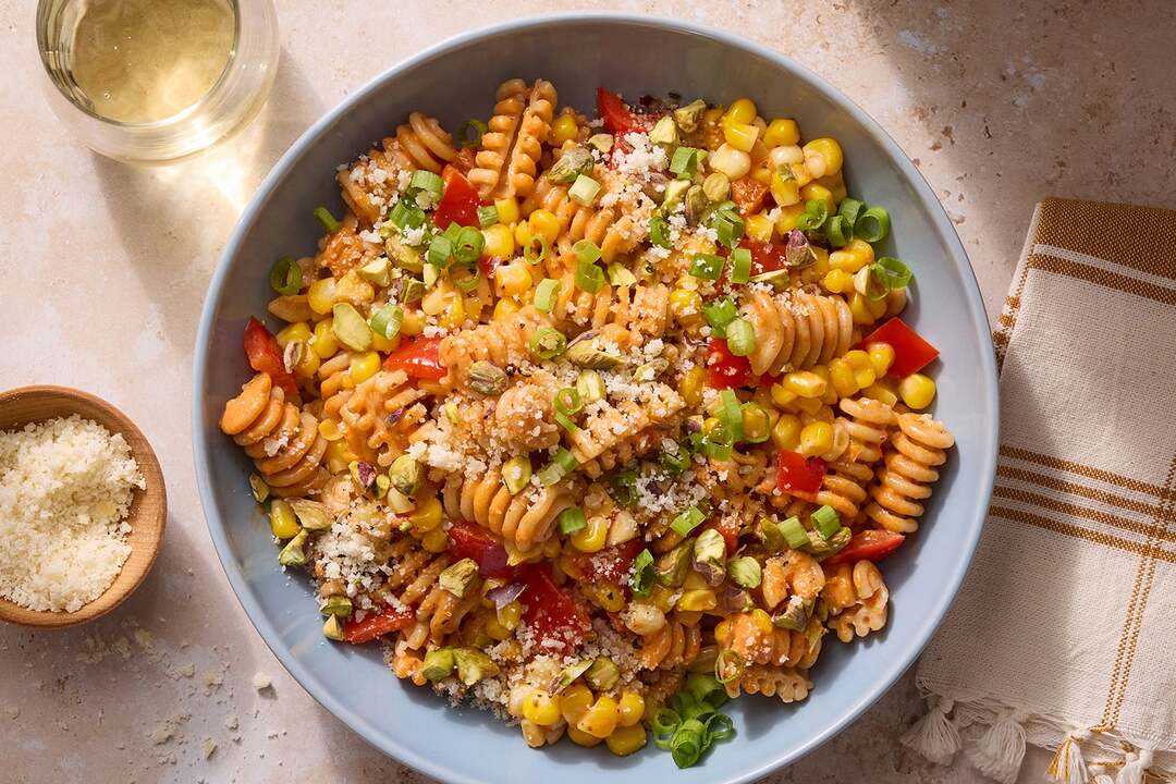 Corn & Red Pepper Whole Grain Pasta
