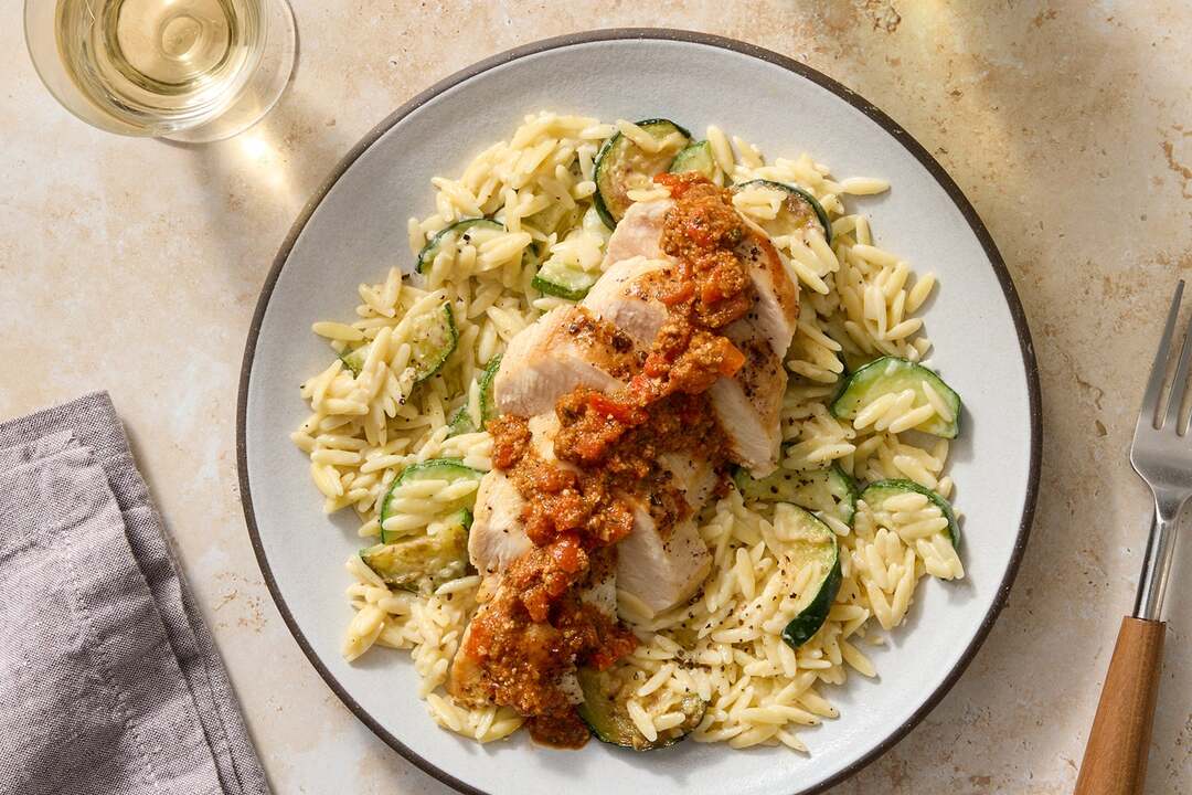 Chicken & Red Pepper Romesco