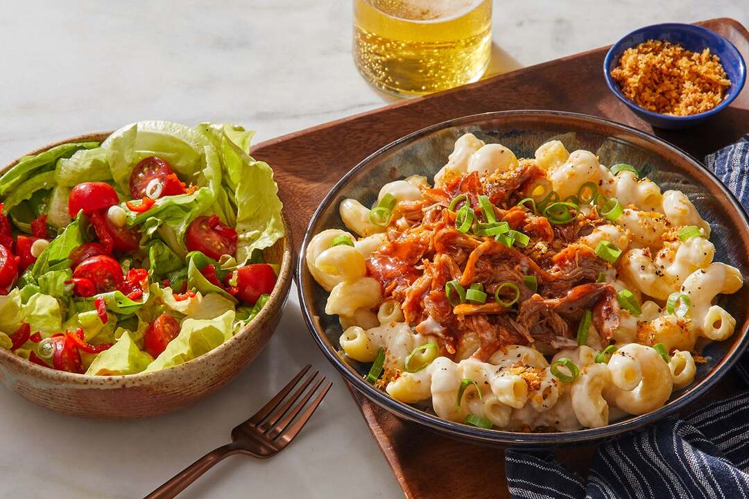 BBQ Pulled Pork Mac & Cheese