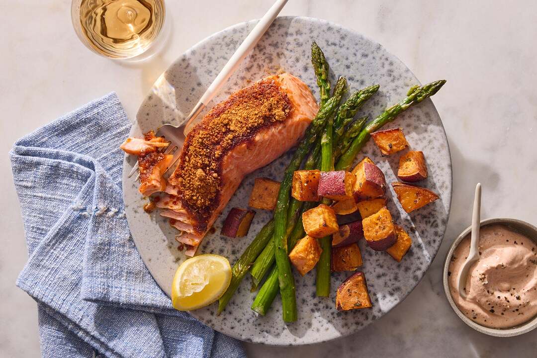 Sheet Pan Cajun Salmon