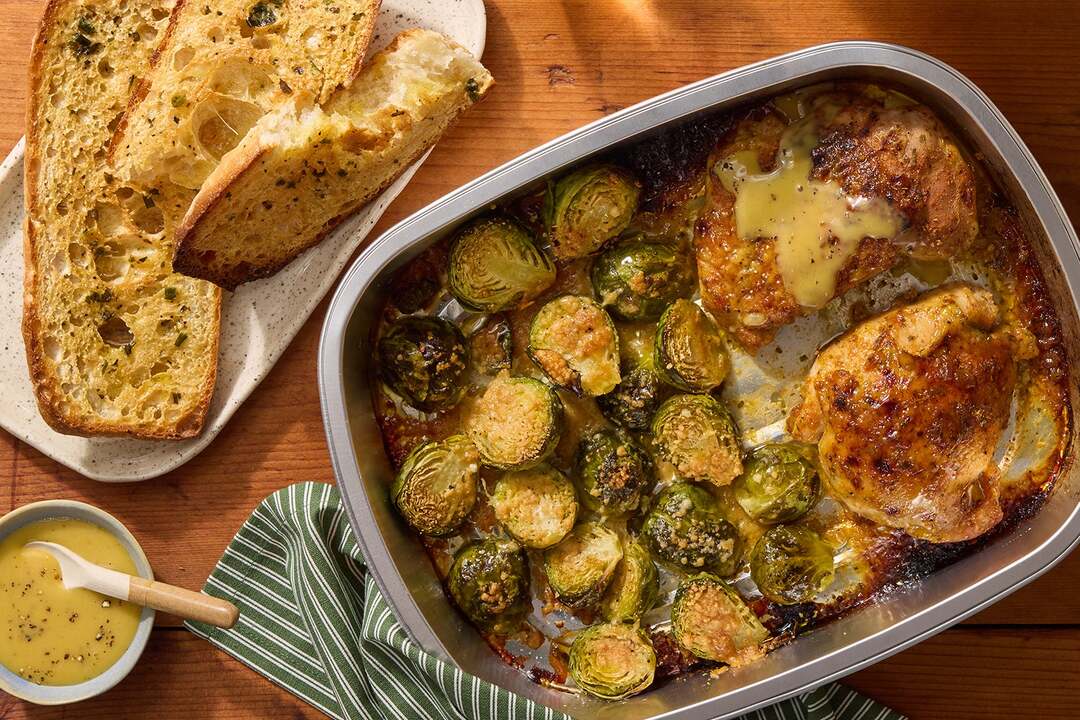 Baked Honey Mustard Chicken Thighs