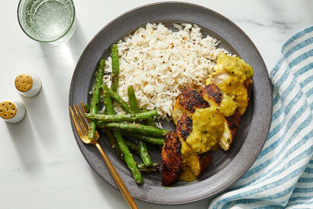 Vadouvan Chicken & Mango Chutney Sauce