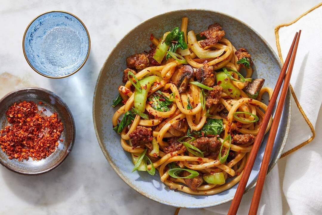 Chili Crisp Pork Udon
