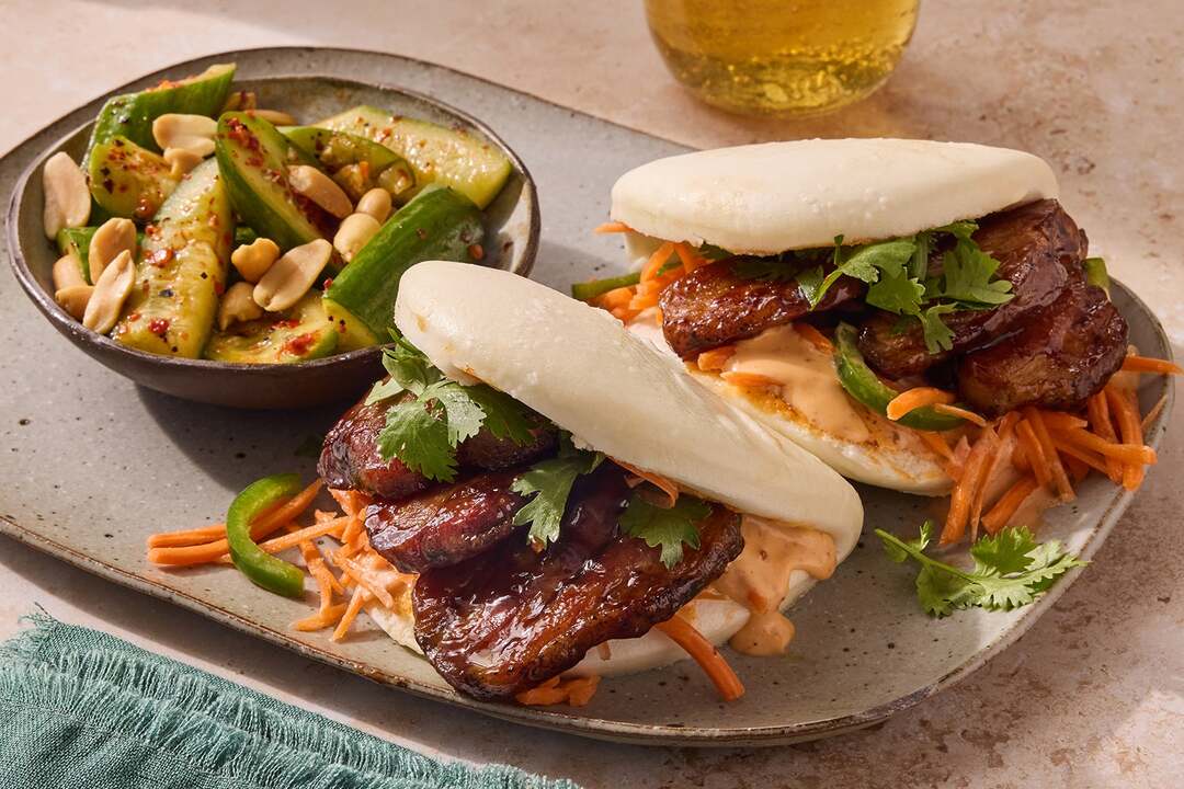 Bánh Mì-Style Pork Belly Bao Buns