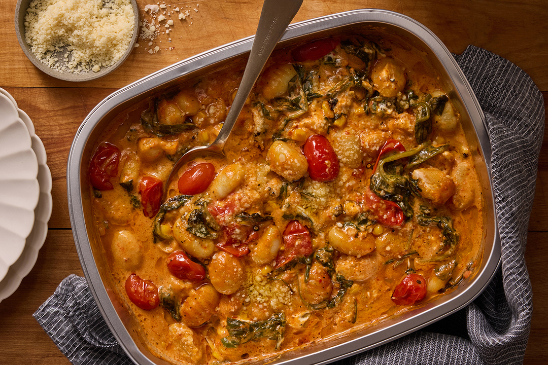 Baked Tomato & Corn Gnocchi