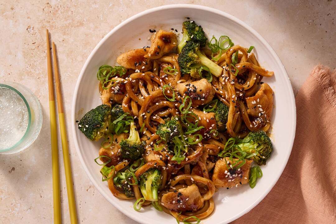 Chicken & Broccoli Udon Stir-Fry