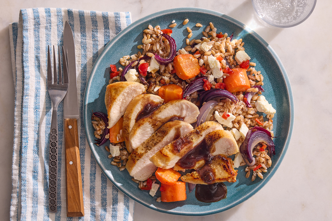 Pomegranate & Fig Glazed Chicken