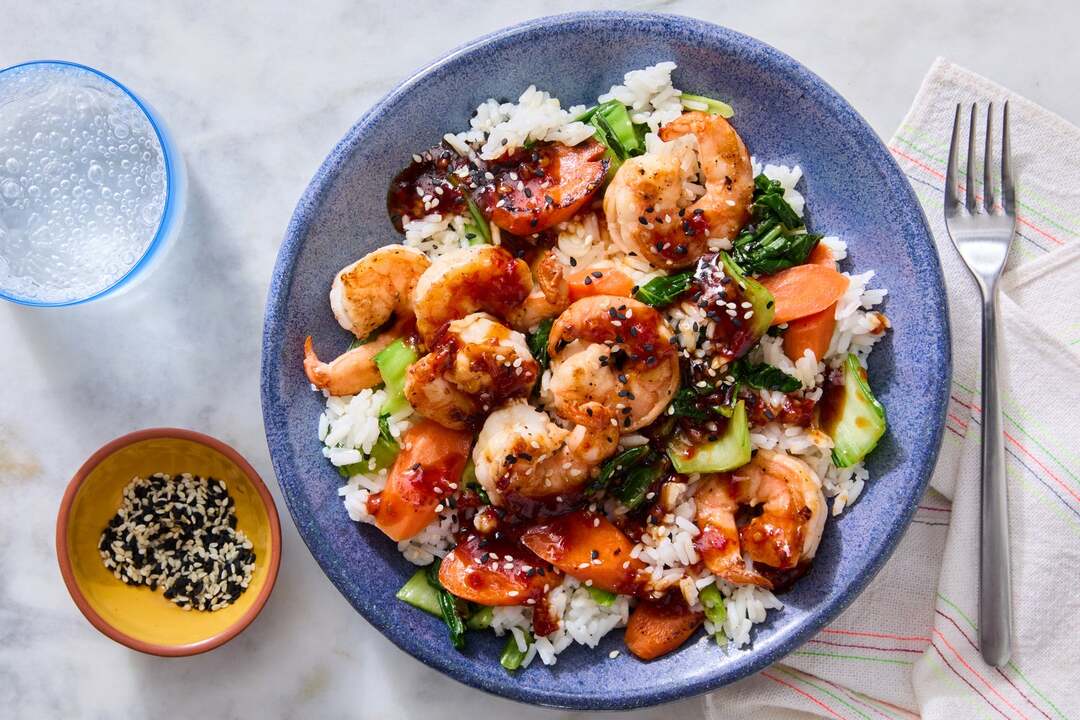 Spicy Sesame Shrimp