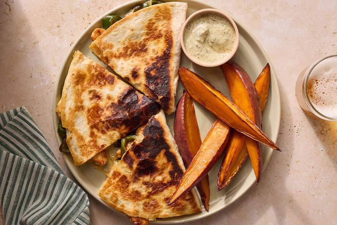 Chicken & Poblano Quesadillas