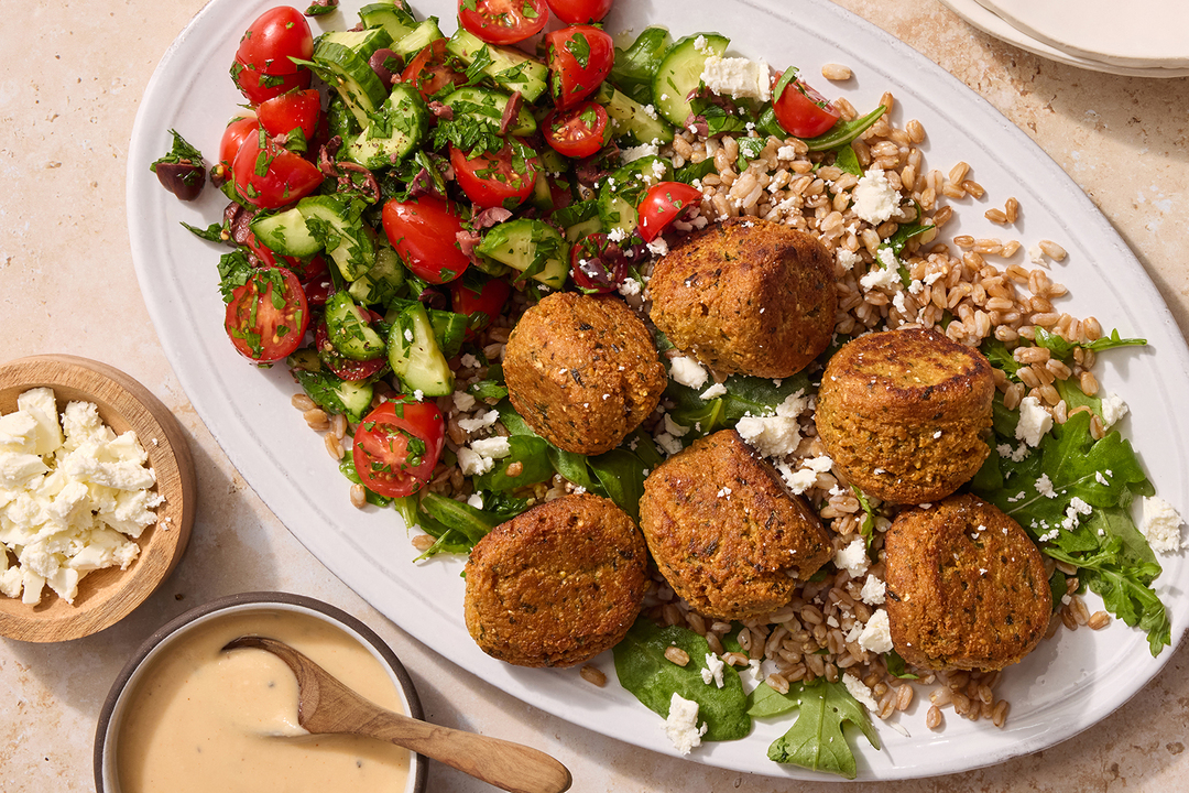 Falafel & Farro Bowls