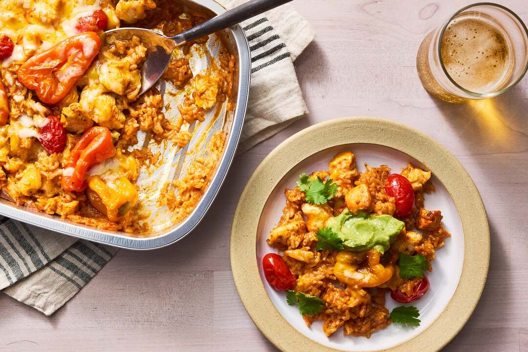 Cheesy Baked Chicken & Peppers