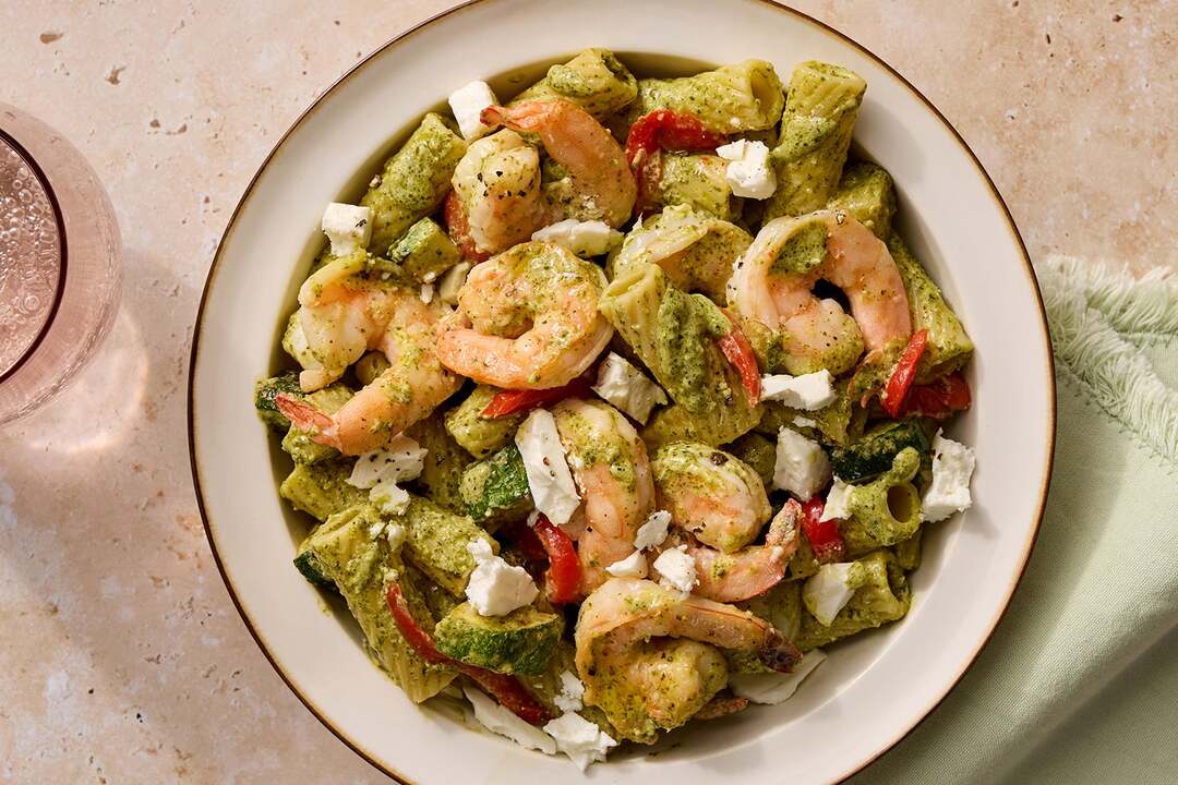 Pesto Shrimp Pasta