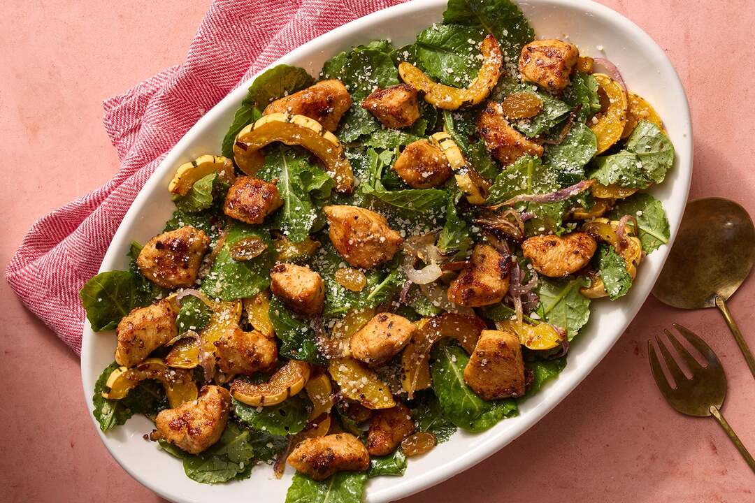 Chicken & Delicata Squash Salad