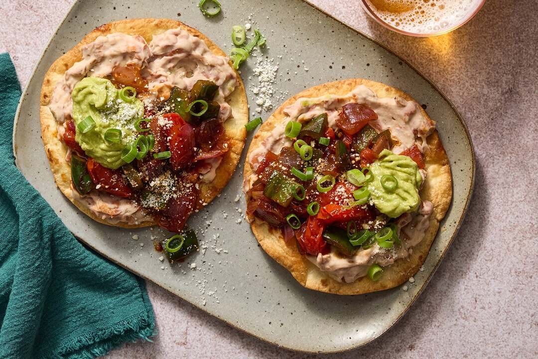Chipotle Veggie Tostadas