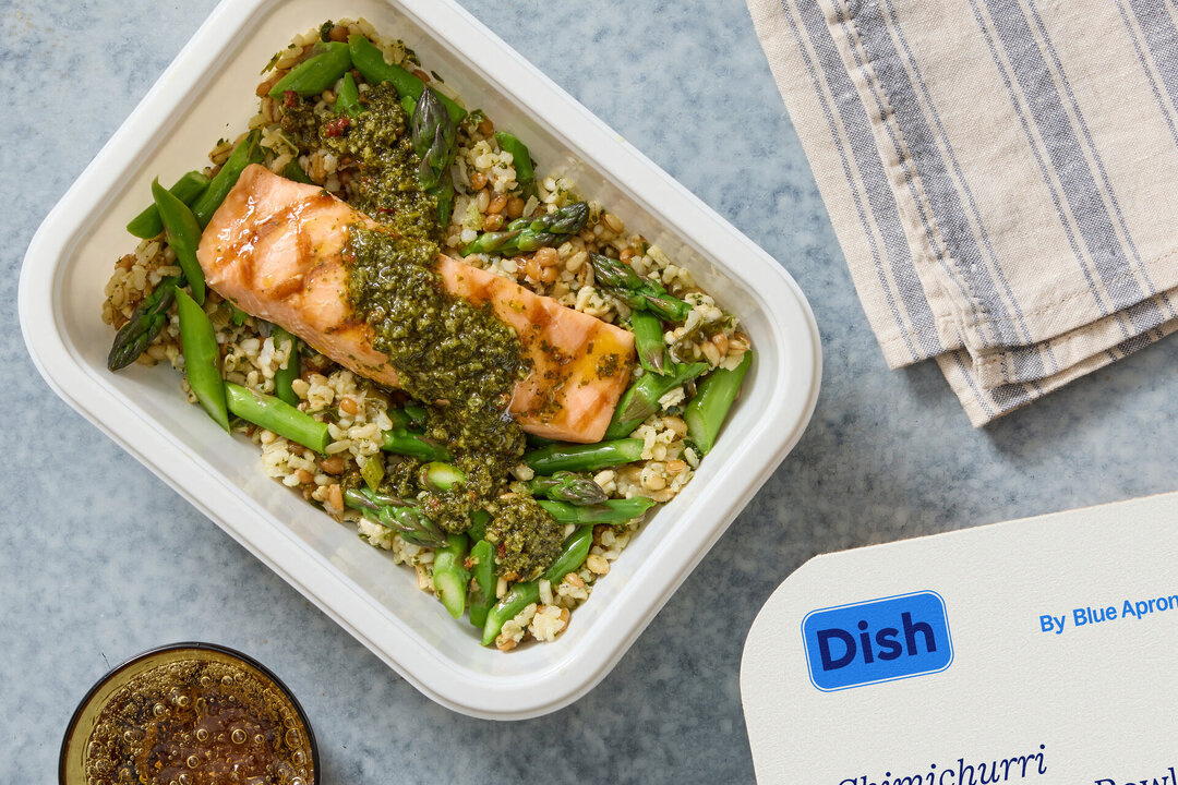 Chimichurri Salmon Grain Bowl