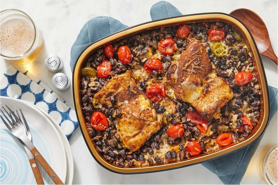 Oven-Baked Tomatillo Chicken Thighs