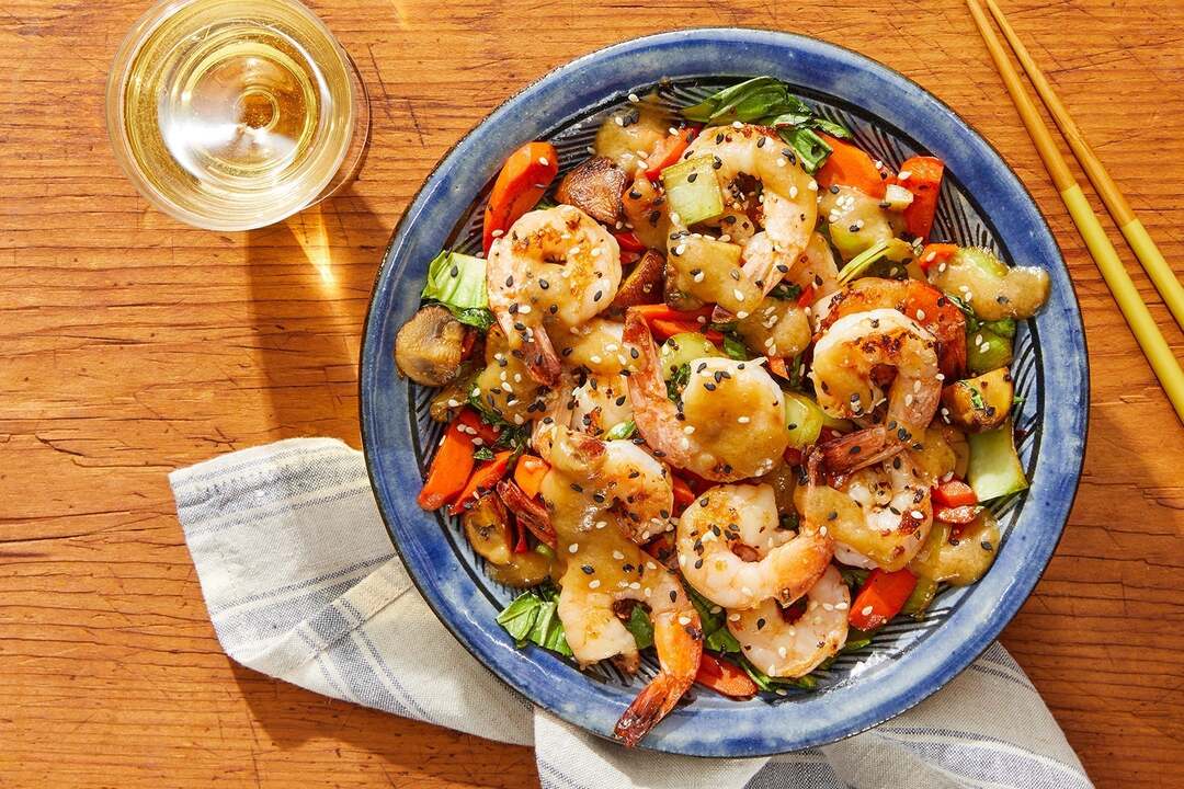 Miso-Butter Shrimp