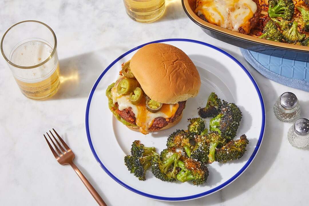 Oven-Baked Chorizo Cheeseburgers