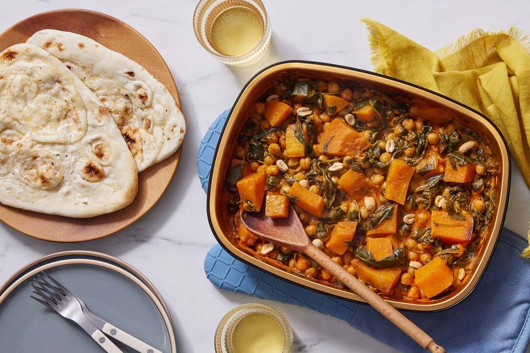 Oven-Baked Butternut Squash & Chickpea Curry