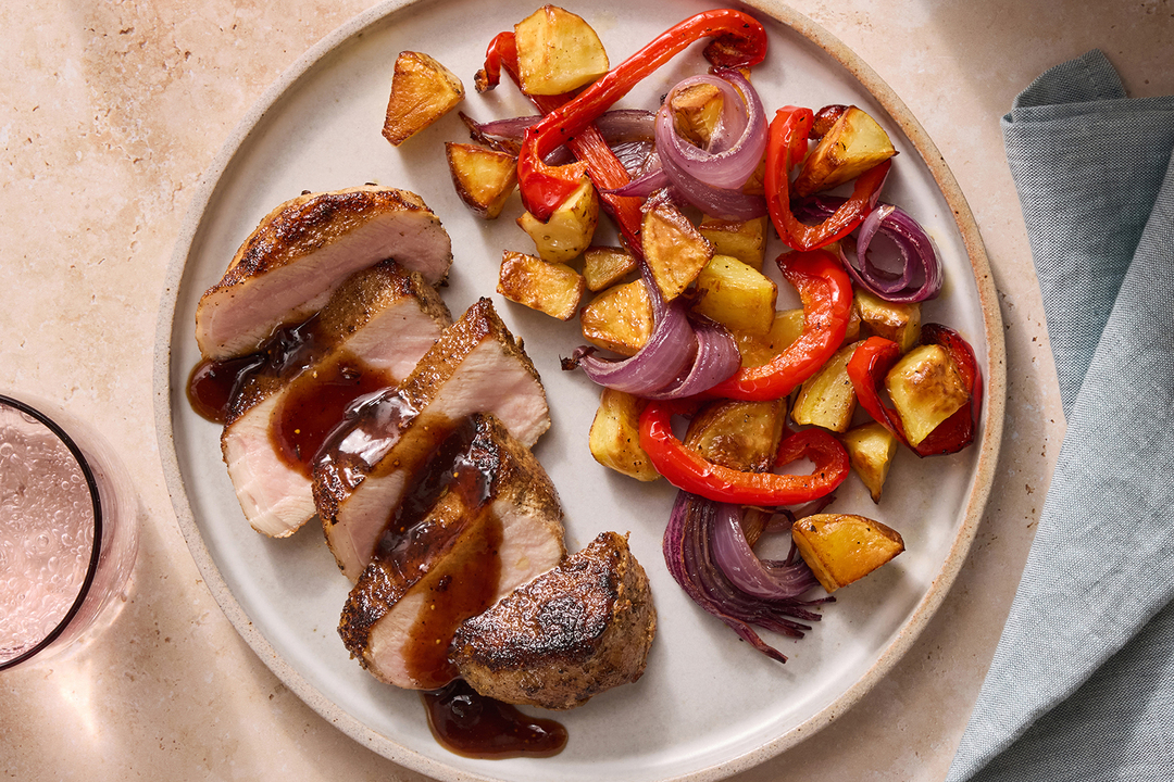 Pork Chops & Fig-Sherry Pan Sauce