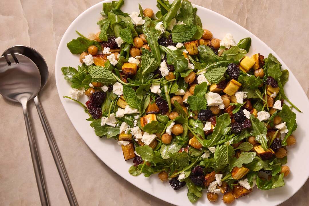 Roasted Squash & Chickpea Salad