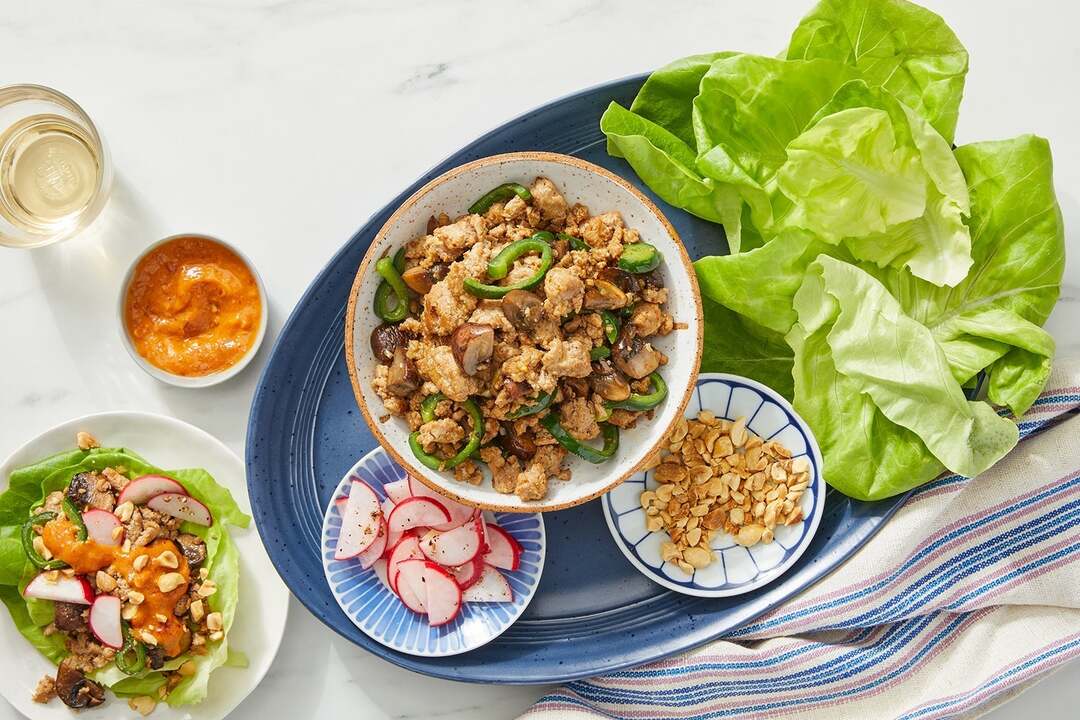Ground Turkey Lettuce Cups