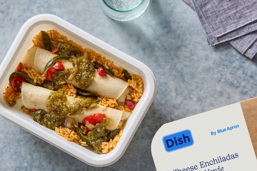 Cheese Enchiladas & Salsa Verde