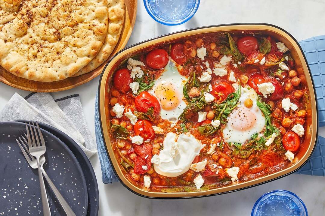 Oven-Baked Chickpea Shakshuka