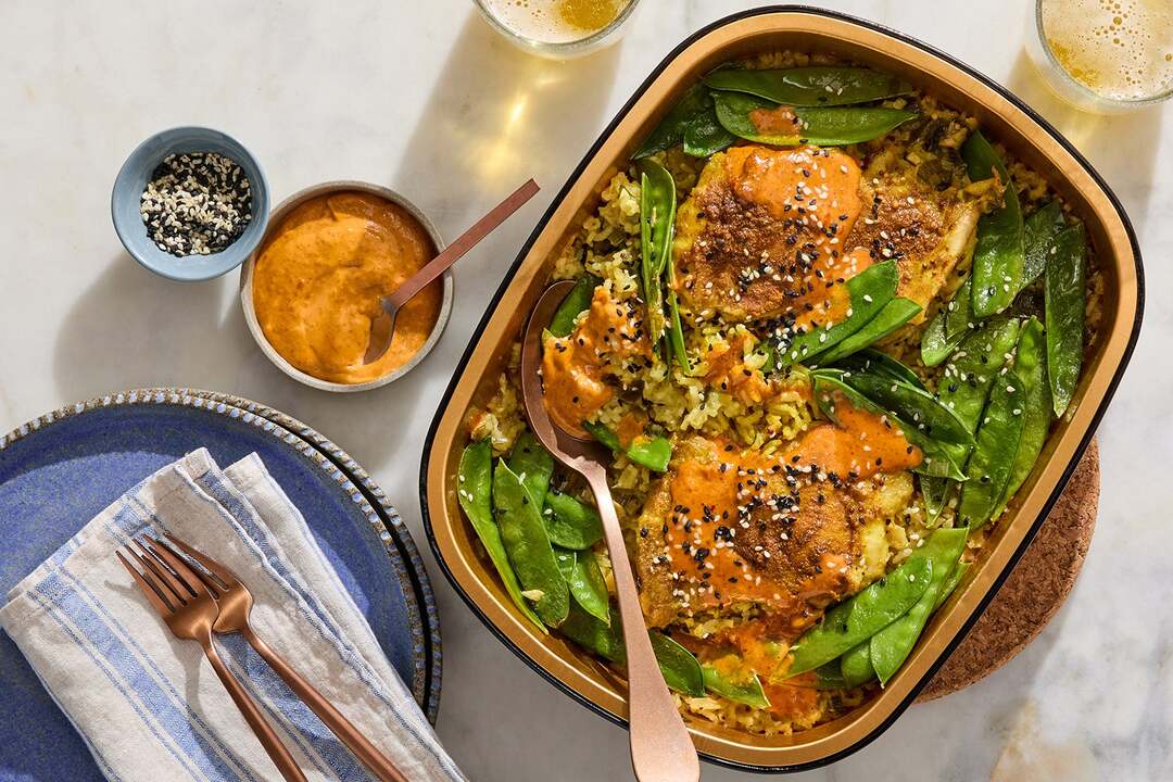 Curry Peanut Chicken Thighs