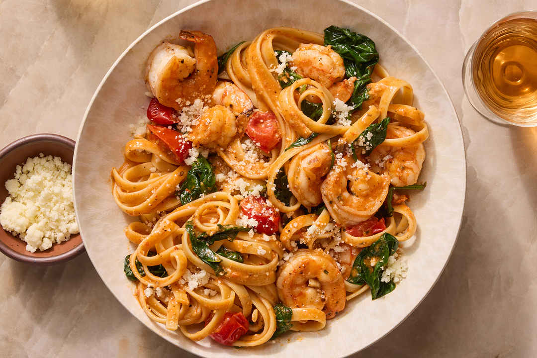 Shrimp & Romesco Fettuccine