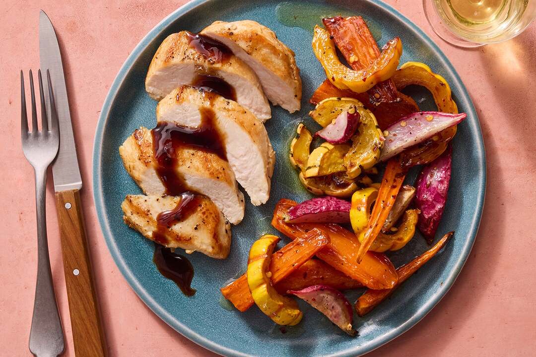 Balsamic Chicken & Roasted Vegetables