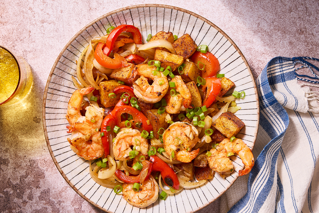 Garlic Shrimp & Spanish-Style Potatoes