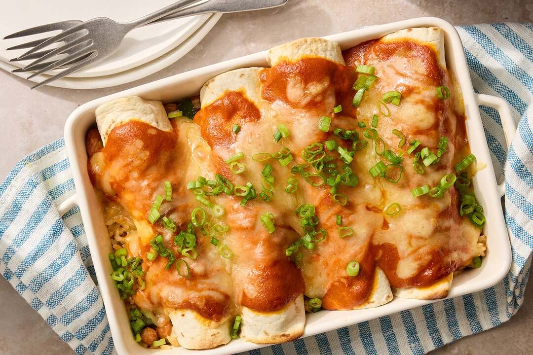 Smoky Vegetable Enchiladas