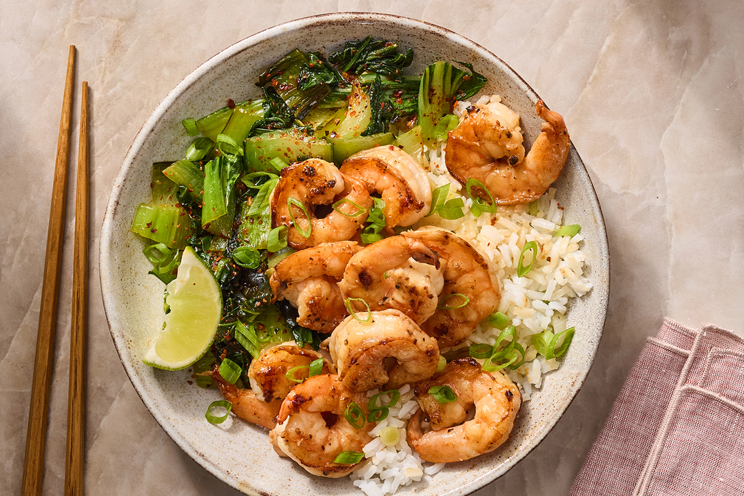 Ponzu Shrimp & Scallion Rice