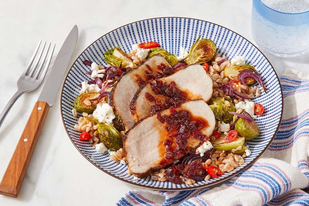 Pork Roast & Balsamic Pan Sauce