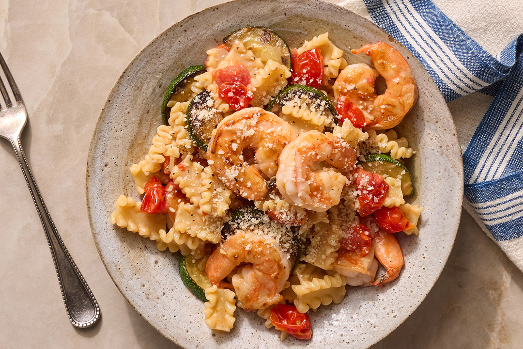 Shrimp & Fresh Tomato Pasta