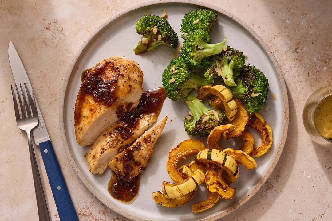 Balsamic Chicken & Roasted Squash