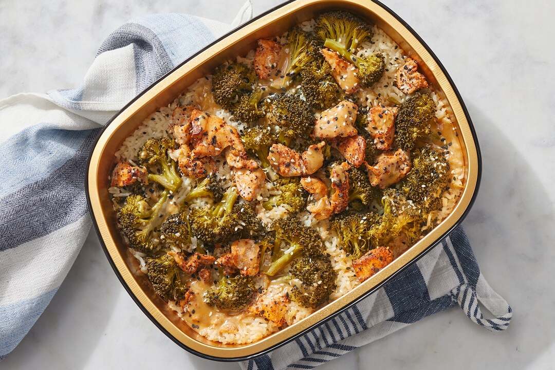 Oven-Baked Togarashi Chicken & Rice