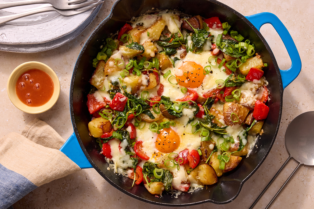 Breakfast-for-Dinner Hash & Eggs