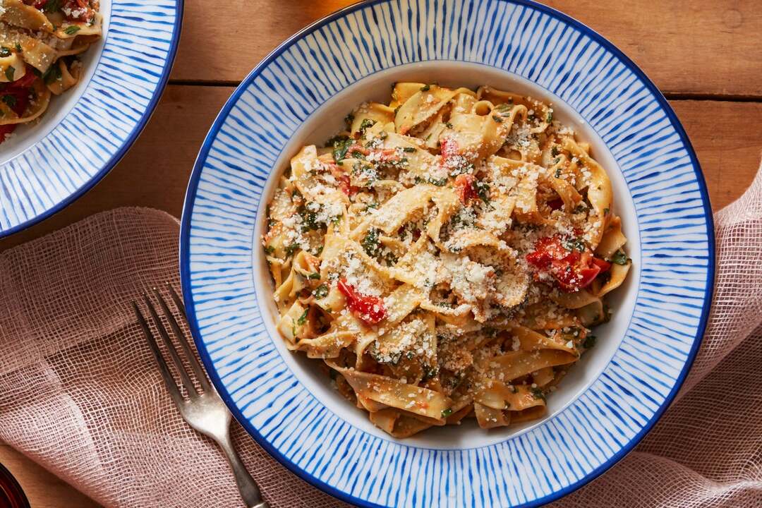 Fresh Basil Fettuccine