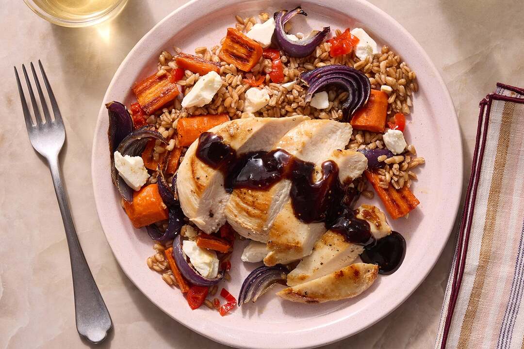 Pomegranate & Fig Glazed Chicken