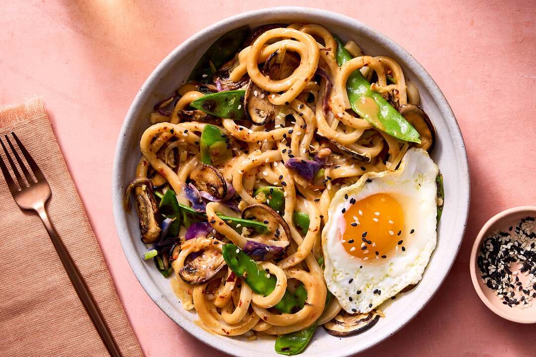 Peanut Udon Stir-Fry