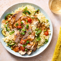 Seared Chicken & Smoky Tomato Pan Sauce