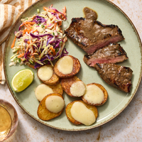 Jerk-Glazed Steaks