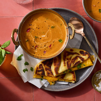 Crisp Naan Grilled Cheese
