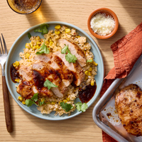 Baked Chile-Maple Pork Chops